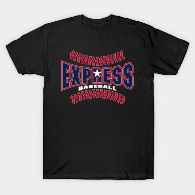 Express Baseball Logo T-Shirt by DavesTees